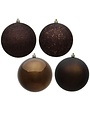Assorted Ball Ornament, Chocolate, 6 in., Priced Individually