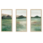 Ready2hangart, Inc. Countryside Textured Wall Art, Set of Three, 20 X 40 in.