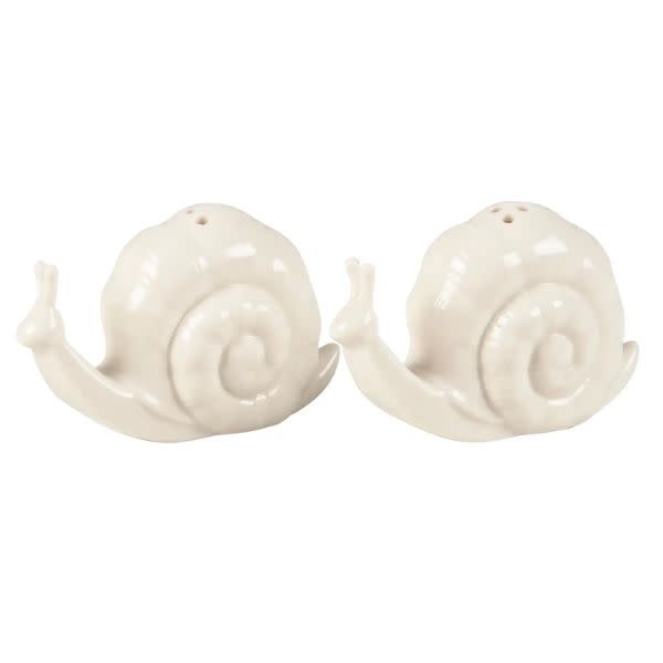 Primitives by Kathy Snails Salt and Pepper Shakers