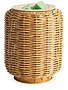 Candle Warmers Etc. Illumination Fragrance Warmer, Wicker Lantern, 5.5 in.