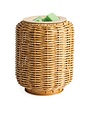 Candle Warmers Etc. Illumination Fragrance Warmer, Wicker Lantern, 5.5 in.