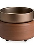 Candle Warmers Etc. Classic 2-in-1 Fragrance Warmer, Pewter Walnut