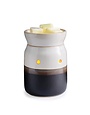 Candle Warmers Etc. Illumination Fragrance Warmer, Midsize, Ivory & Iron, 5 in.