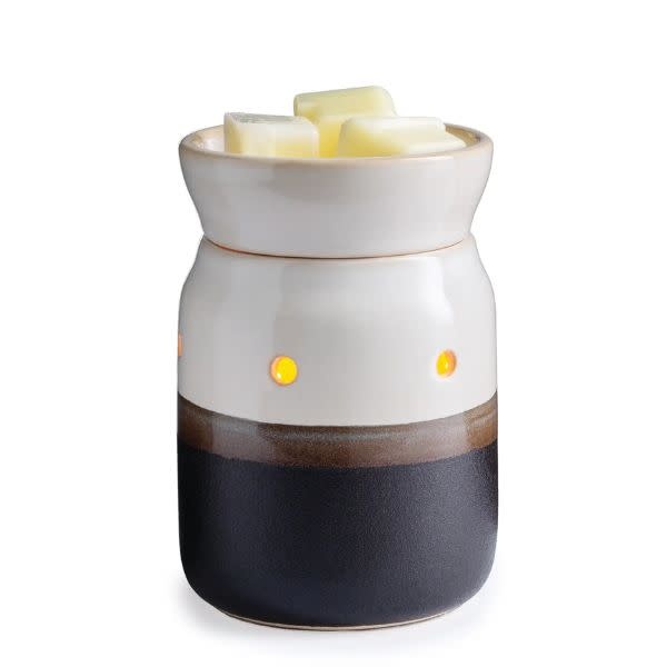 Candle Warmers Etc. Illumination Fragrance Warmer, Midsize, Ivory & Iron, 5 in.