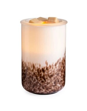 Candle Warmers Etc. Illumination Fragrance Warmer Deluxe, Tiger Shell, 6.5 in.