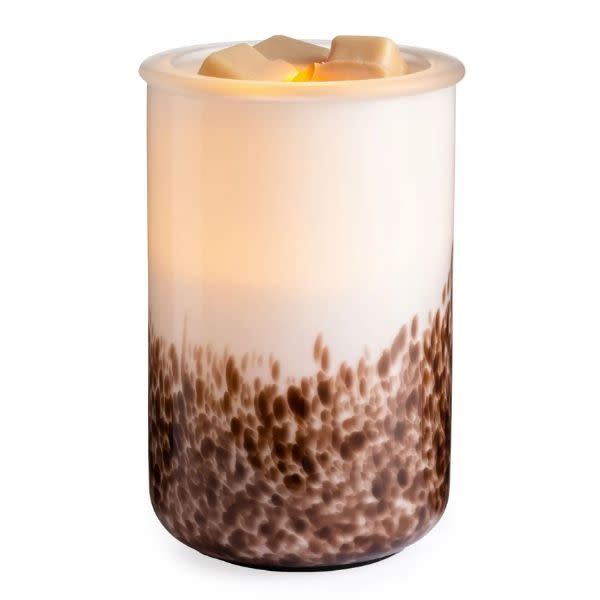 Candle Warmers Etc. Illumination Fragrance Warmer Deluxe, Tiger Shell, 6.5 in.