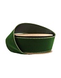 LA Ribbons Wholesale Wired Velvet 1.5 in. Ribbon, Spruce,10 Yard Roll
