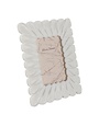 Decorative Loopy Quartz Photo Frame, White, 4 X 6 in.