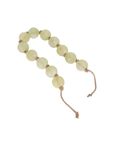 Glass Beaded Garland, Green, 48 in.