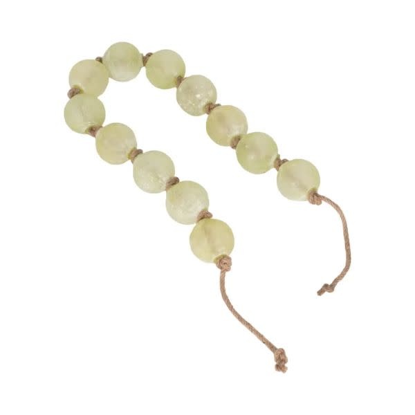 Glass Beaded Garland, Green, 48 in.