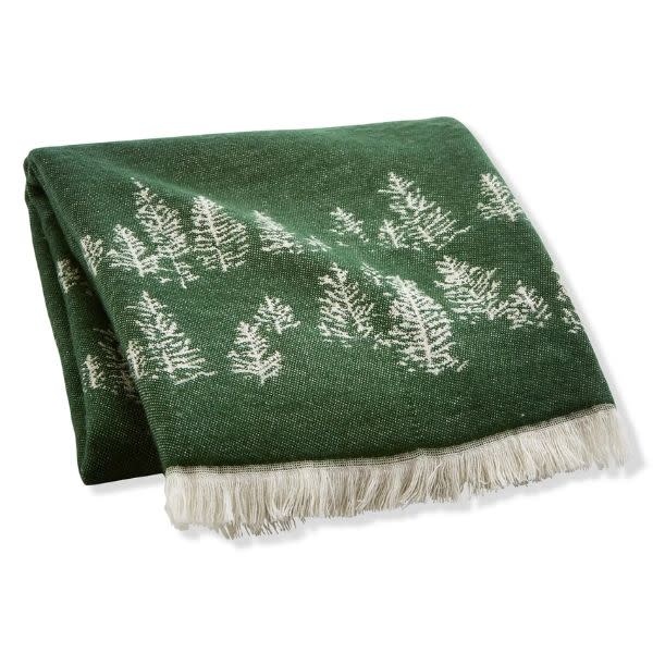 Tag Aspen Throw, Green, 60 X 50 in.