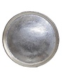 Decorative Round Plate, Silver, 14 in.