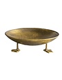 Iron Accent Trays with Duck Feet, Gold, 12 in.