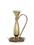 Deco Marché Traditional Bronze Metal Candle Holder, Small, 7 in.