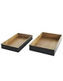 Deco Marché Brown Mango Wood Tray, Small, 16 X 10 X 2.7 in.