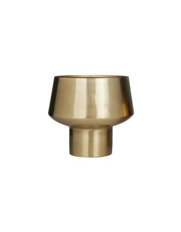 Deco Marché Glam Gold Metal Planter, Large, 12.5 in.