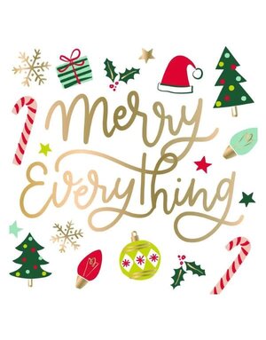 Holiday Cocktail Napkins, Merry Everything, 20 ct.