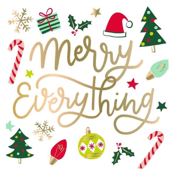 Holiday Cocktail Napkins, Merry Everything, 20 ct.