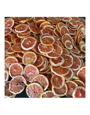 Spirits with Smoke Garnish Fruit Tower, Ruby Grapefruit