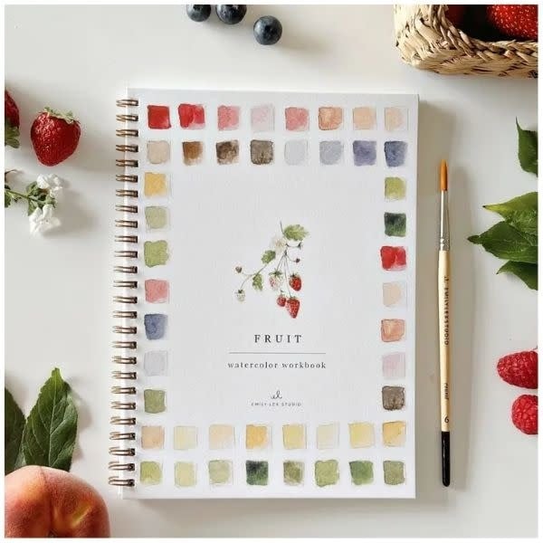 emily lex studio Watercolor Workbook, Fruit