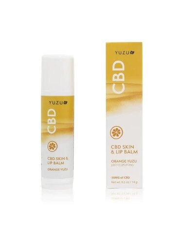 Yuzu Soap Yuzu CBD Skin & Lip Balm, 50 mg, Lychee Blossom