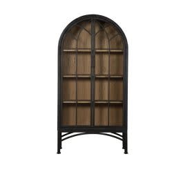 Victoria Cabinet Antique, Black, 44 X 15 X 83, Furniture Available for Local Delivery or Pick Up
