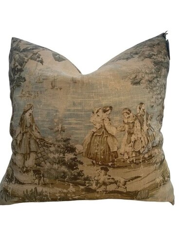 Dahlia & Grace pillows Carolyn Toile Throw Pillow, 20 in.