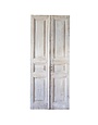 Vintage Egyptian Door, Antique White, Set of Two, Approx. 19.5 X 93 in., Furniture Available for Local Delivery or Pick Up