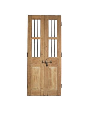 Security Door Bleached, Set of Two, Approx. 31 X 74.5 in., Furniture Available for Local Delivery or Pick Up