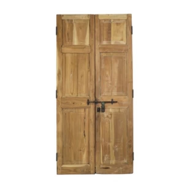 Wooden Door, Bleached, Set of Two, Approx. 37 X 78 in., Furniture Available for Local Delivery or Pick Up