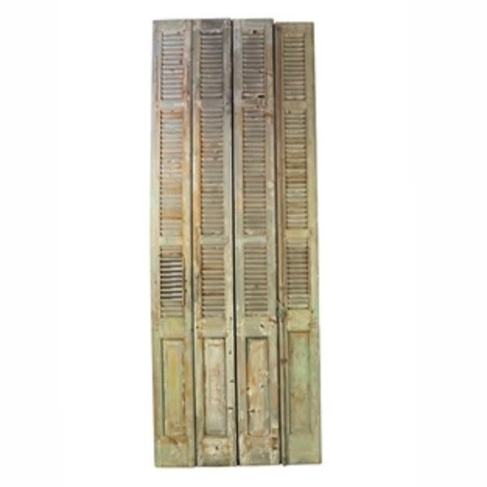 Narrow Shutters, Large, Set of Four, Approx. 44 X 120 in.