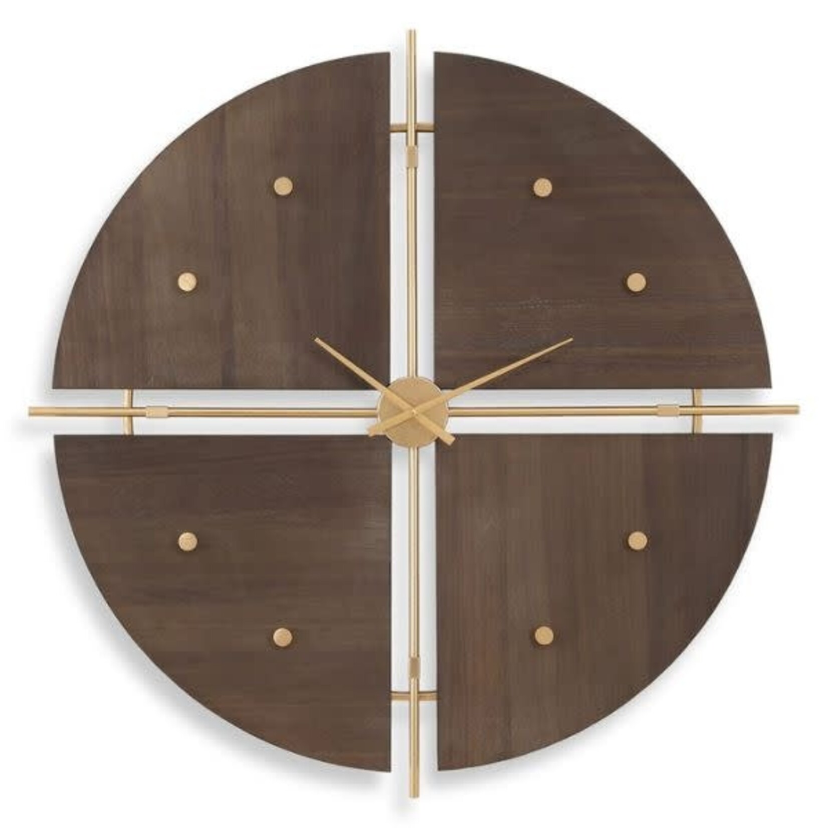 Walnut Elegance Clock, 42 in.