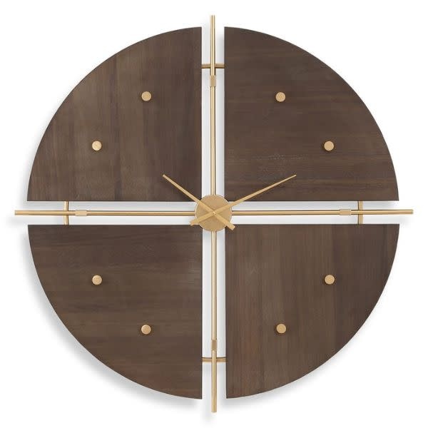 Walnut Elegance Clock, 42 in., Decor Available for Local Delivery or Pick Up