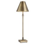 Buffet-Style Table Lamp, Antique Brass, 32 in.