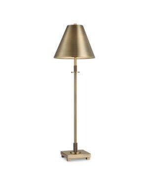 Buffet-Style Table Lamp, Antique Brass, 32 in.