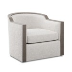 Chaddock Chaddock Franco Swivel Chair, 32 W 36 D 29 H
