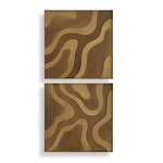 Golden Terrain Wood Wall Decor, 24 X 24