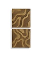 Golden Terrain Wood Wall Decor, 24 X 24, Artwork Available for Local Delivery or Pick Up