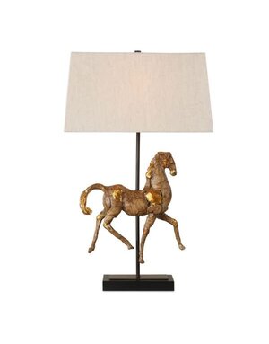 Horse Sculpture Table Lamp, 29 in