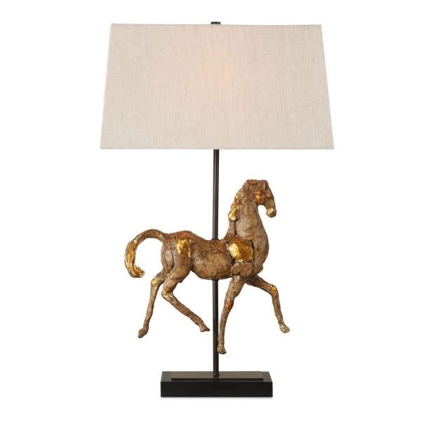 Horse Sculpture Table Lamp, 29 in