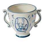 E&E Portrait Pot, Frankie and Margie, 7.75 X 6 X 6