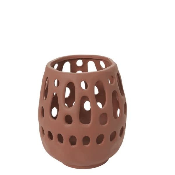 Alameda Lantern, Terracotta, 9.25 X 10.5 in.