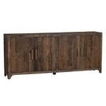 Hickory Ridge Four-Door Sideboard, 80 X 16 X 36