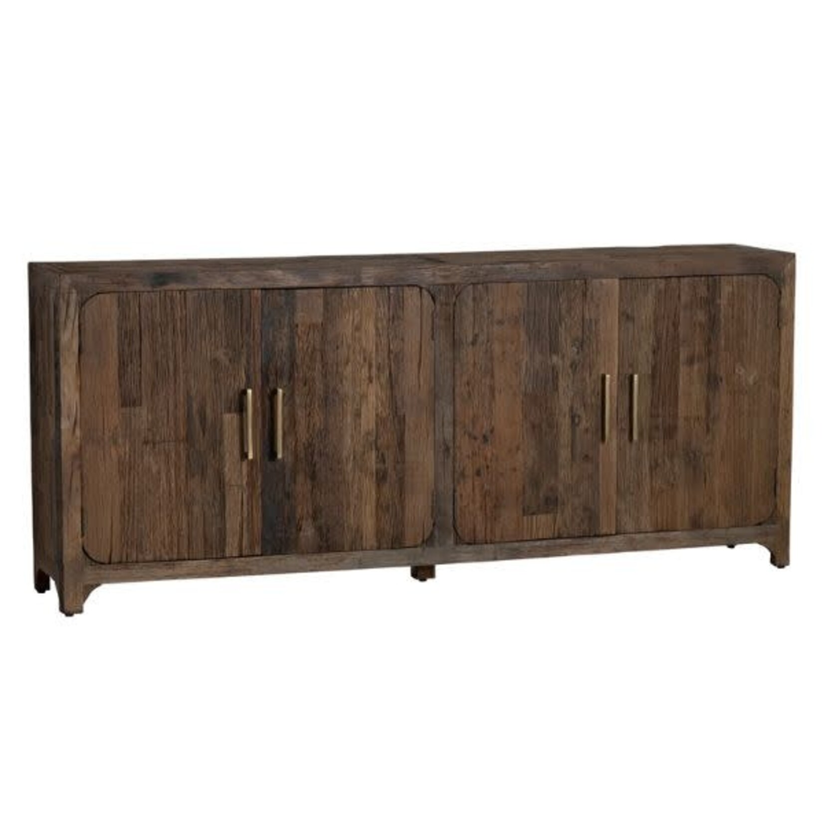 Hickory Ridge Four-Door Sideboard, 80 X 16 X 36