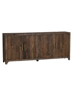 Hickory Ridge Four-Door Sideboard, 80 X 16 X 36, Furniture Available for Local Delivery or Pick Up