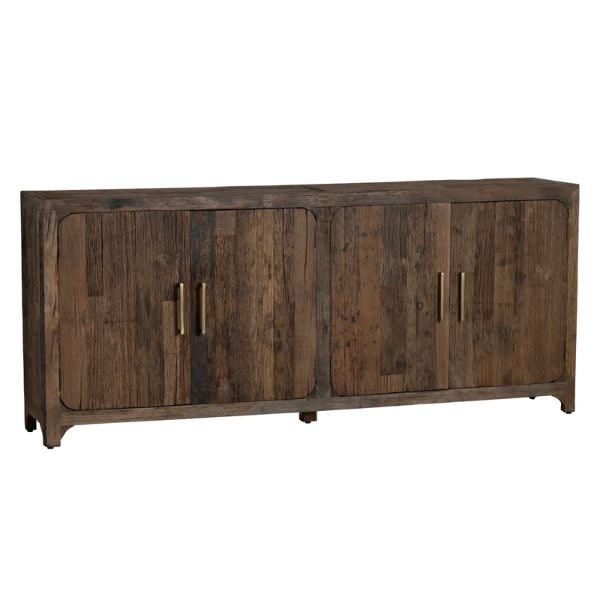 Hickory Ridge Four-Door Sideboard, 80 X 16 X 36, Furniture Available for Local Delivery or Pick Up
