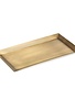 Antique Brass Tray, Rectangle, 8.25 X 4.75 in.