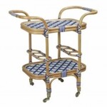 Cannes Bar Cart, 31.5 X 18.25 X 34 in.