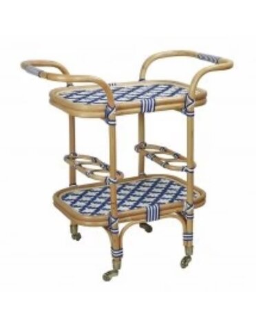 Cannes Bar Cart, 31.5 X 18.25 X 34 in.