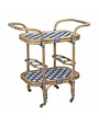 Cannes Bar Cart, 31.5 X 18.25 X 34 in.